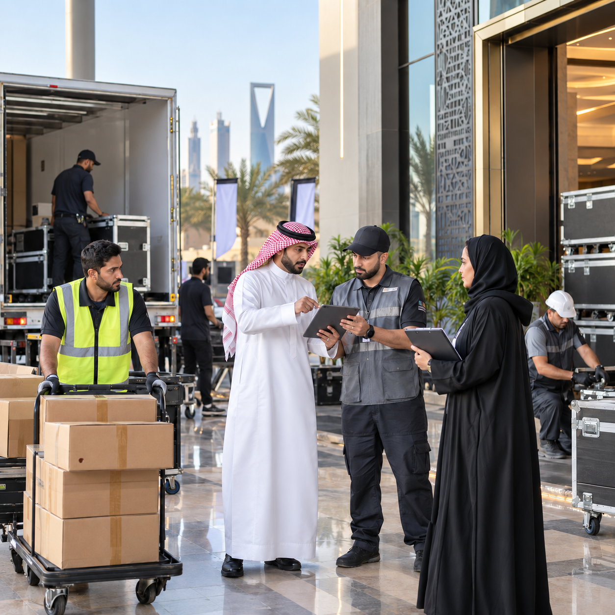 التعاون مع الموردين ومقدمي الخدمات